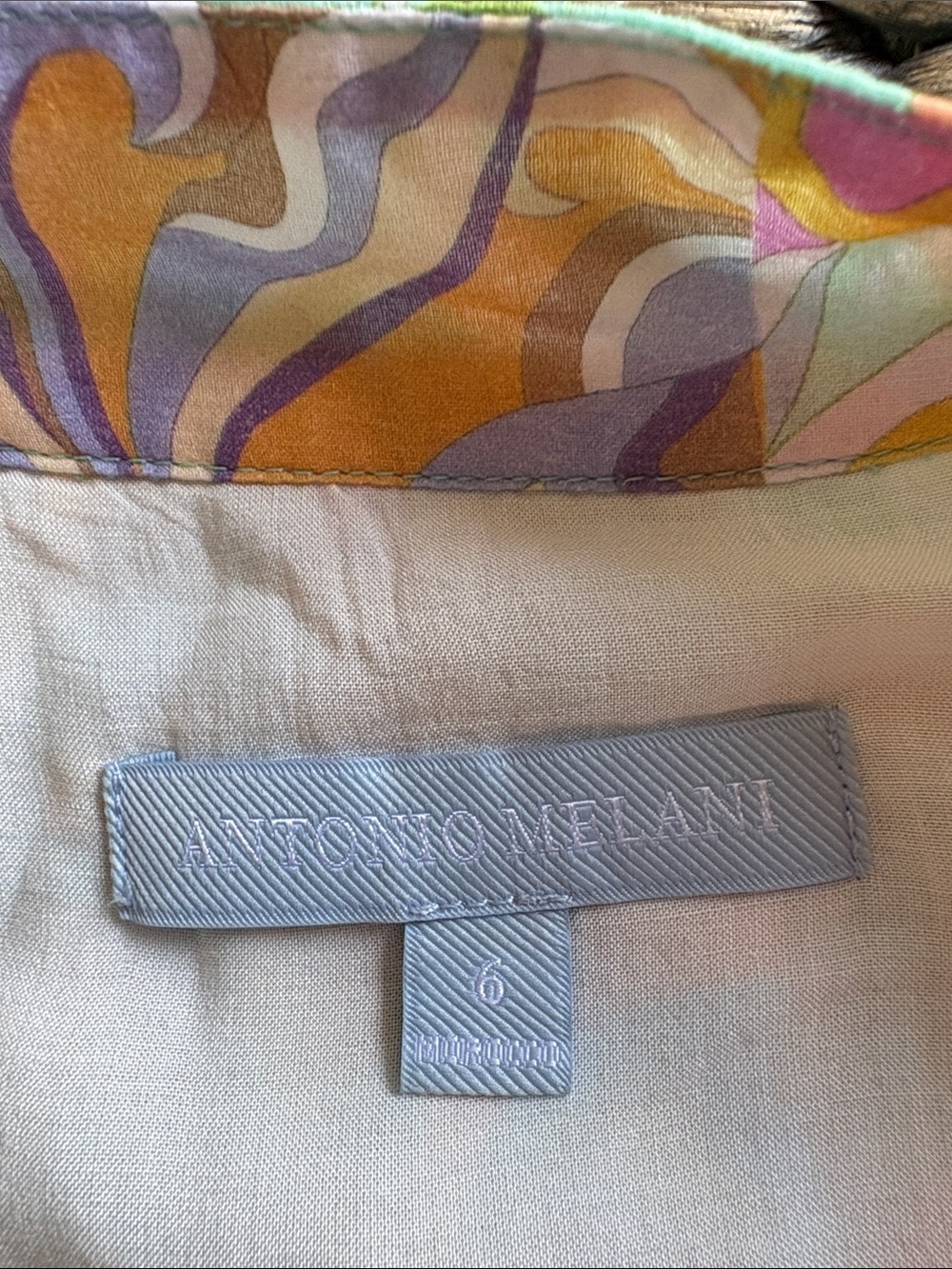 Antonio Melani Brynn pin tuck detail mock neck and tie belt waist dress size 6 - Picture 14 of 15